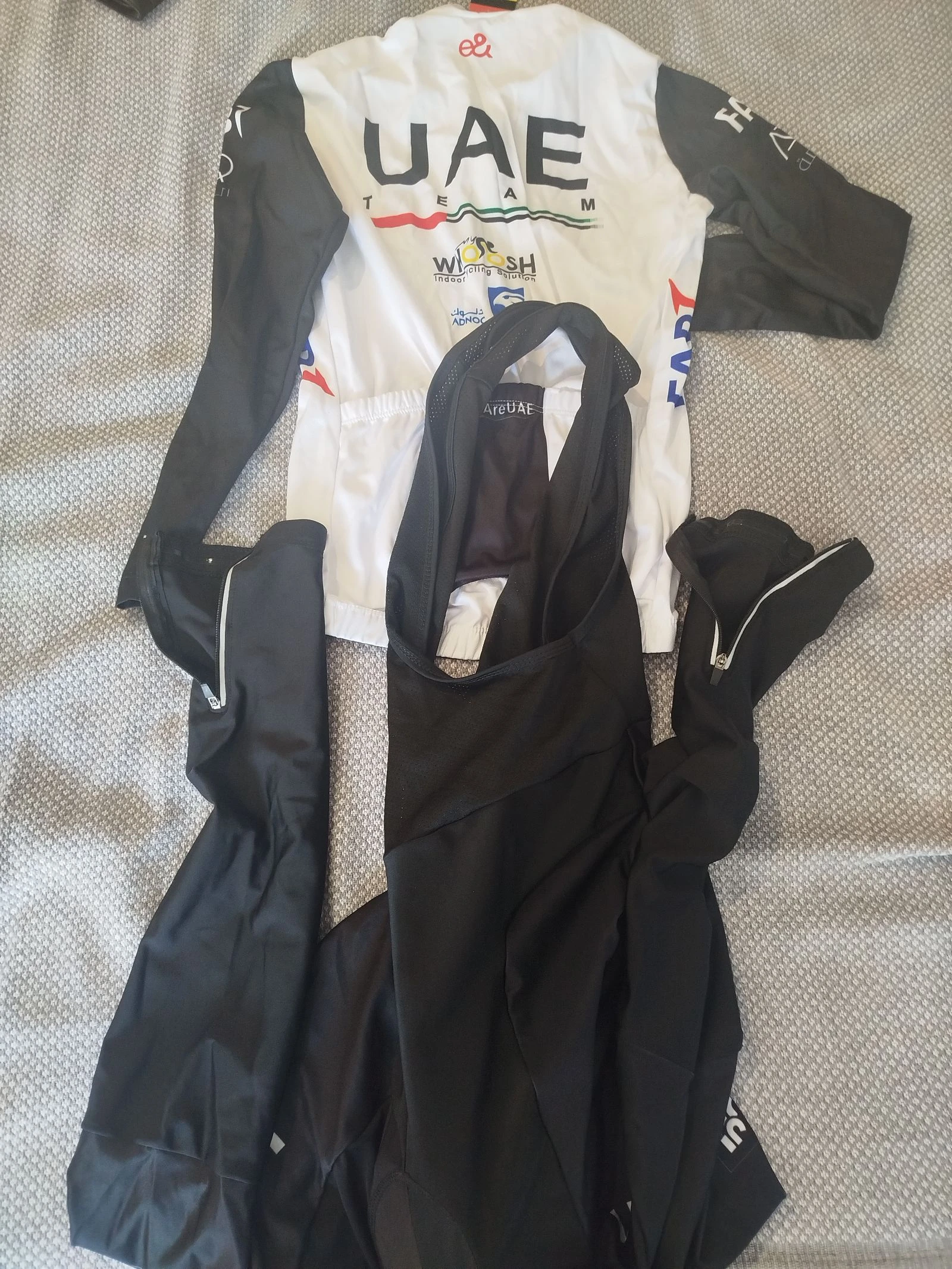 Conjunto de ciclismo blanco/negro – photo 5